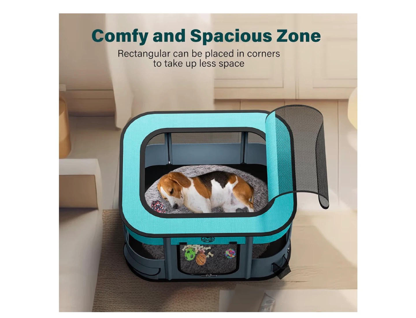 BERANG Portable Pet Playpen for Dogs and Cats - photo 3