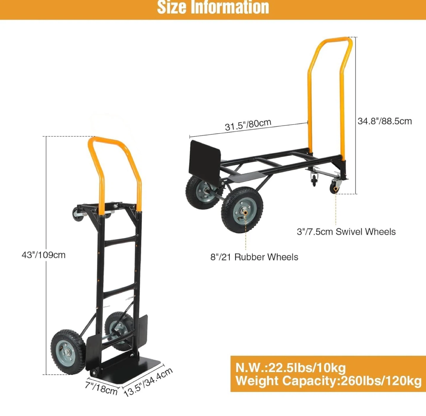 Convertible Hand Truck Dolly - photo 3
