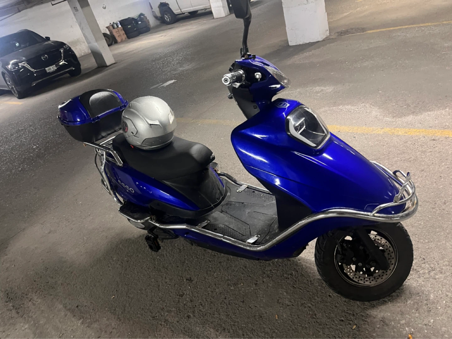 Blue Electric Scooter - photo 2