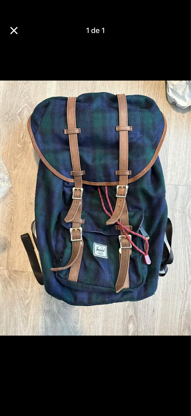 Herschel Plaid Backpack