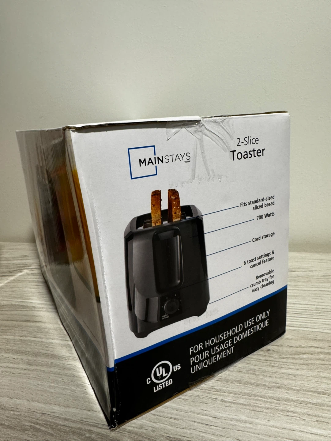 (Brand new)Mainstays 2-Slice Toaster - photo 2