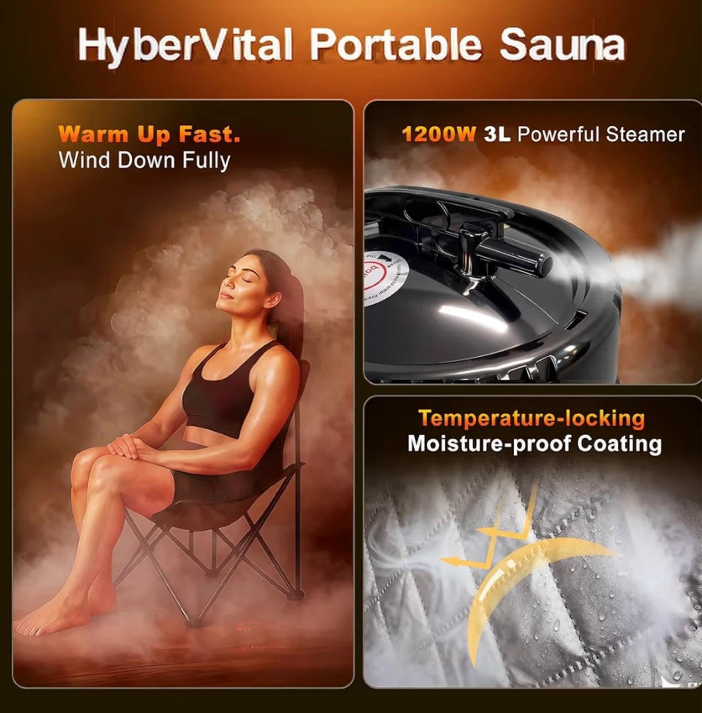 HyberVital Portable Sauna - photo 4