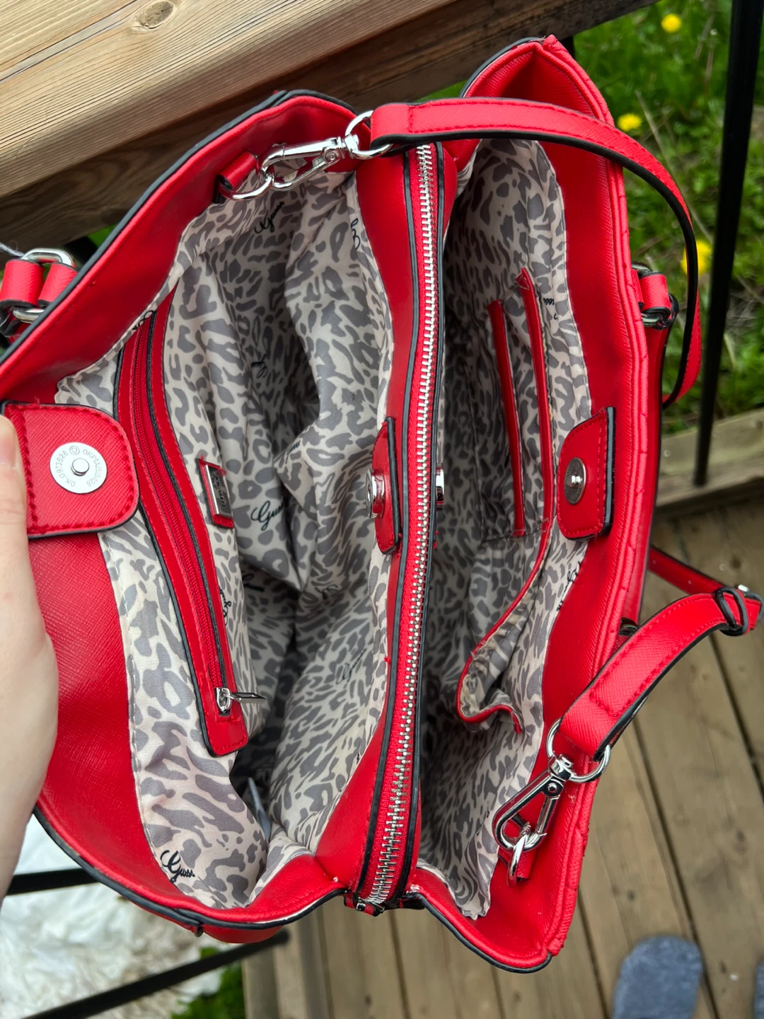 Guess Red Quilted Handbag - photo 5