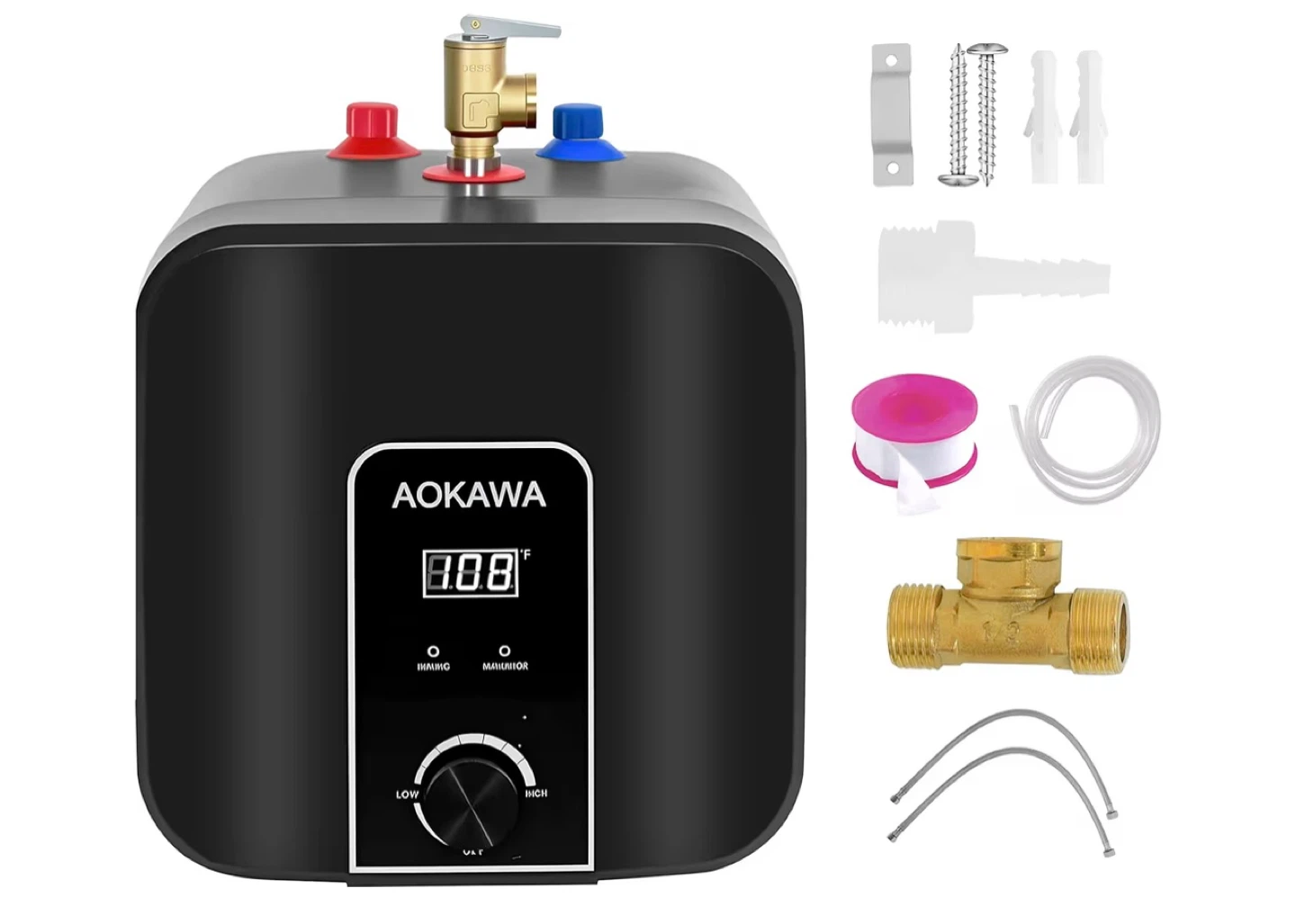AOKAW A 2.5 Gallon Small Undersink Water Heater