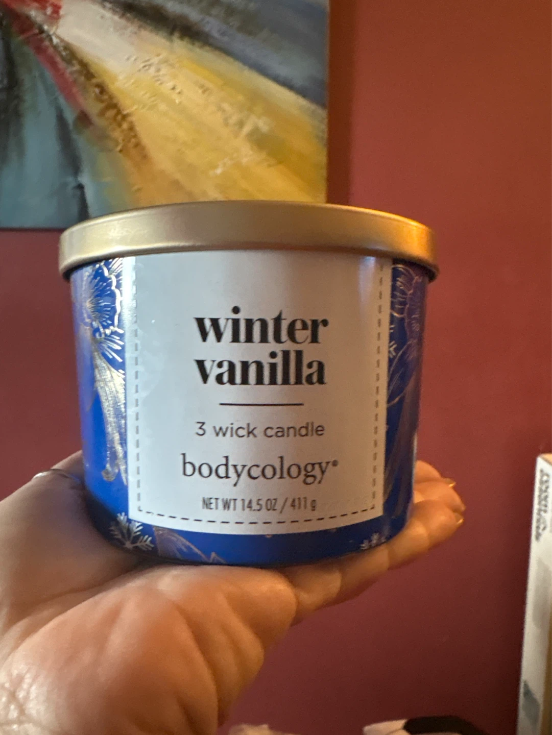 New Bodycology Winter Vanilla 3 Wick Candle - photo 2