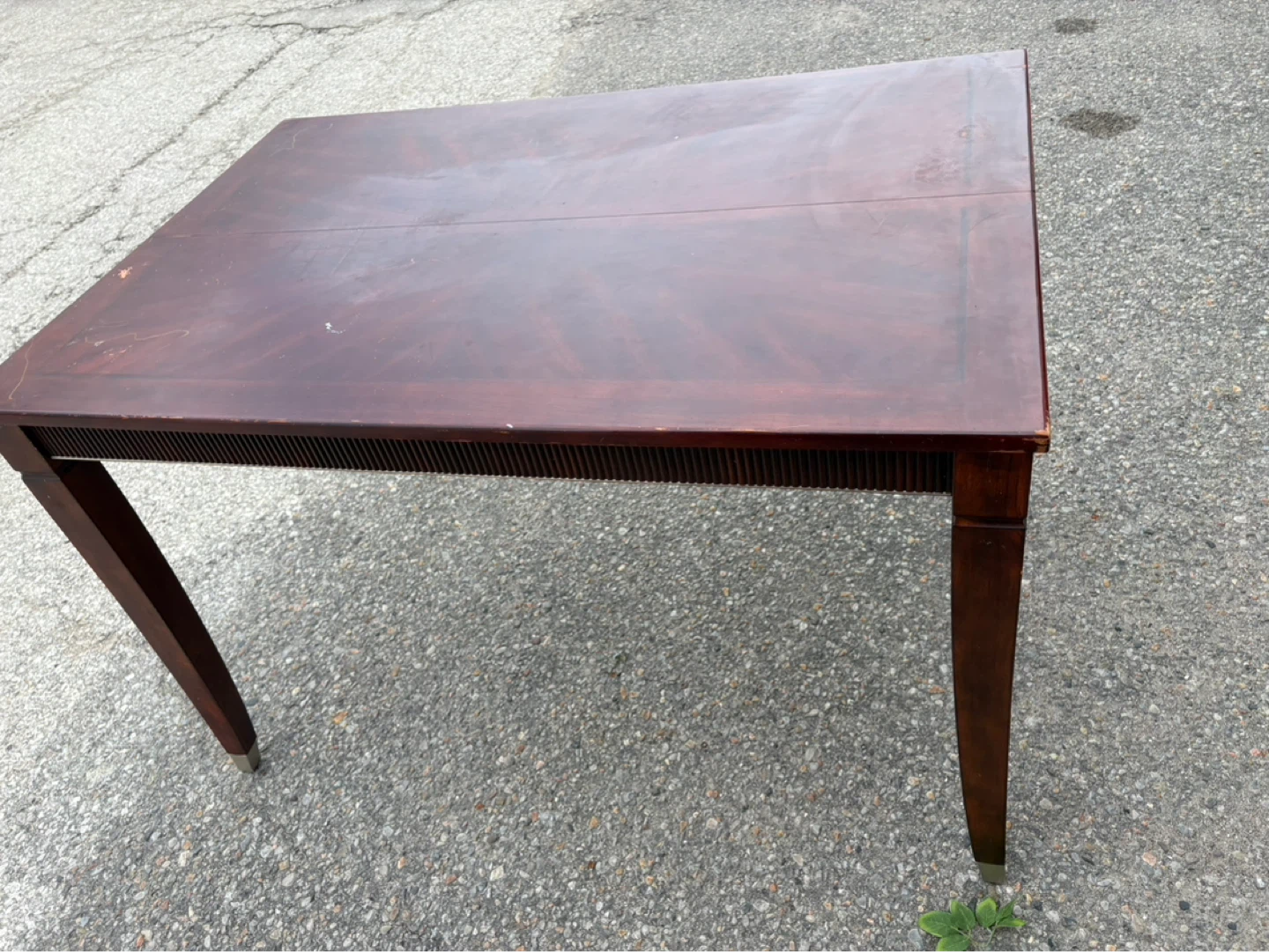 Free delivery used Dining Table - Cherry Wood Finish