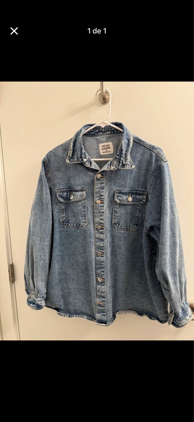 Refuge Denim Blue Jean Jacket