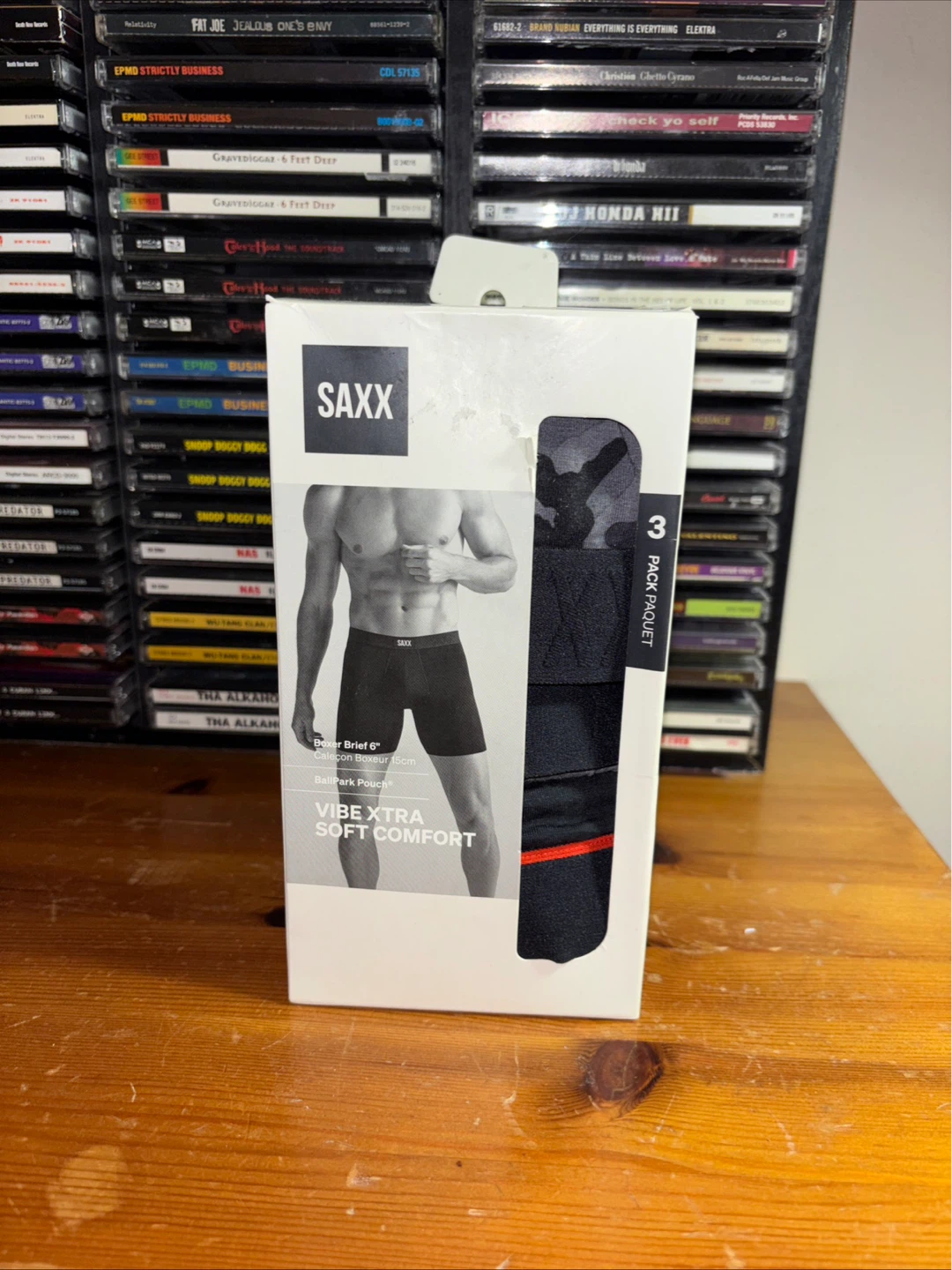 SAXX Vibe Xtra Soft Comfort Boxer Brief 6" 3 Pack