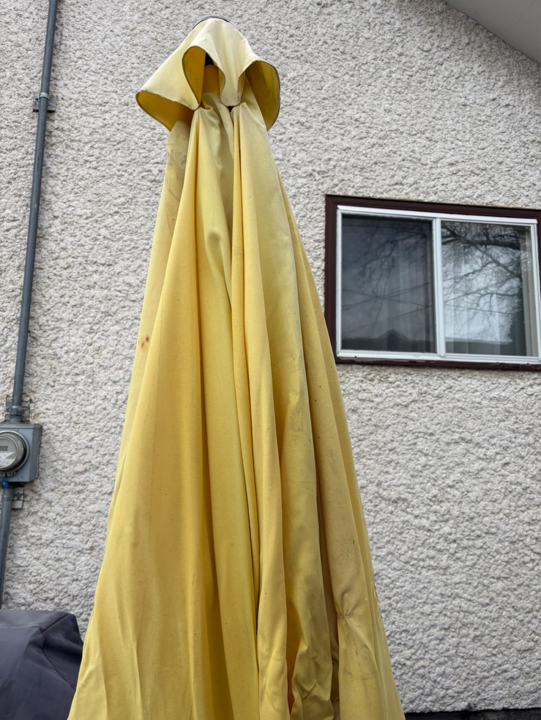 Outdoor umbrella with stand