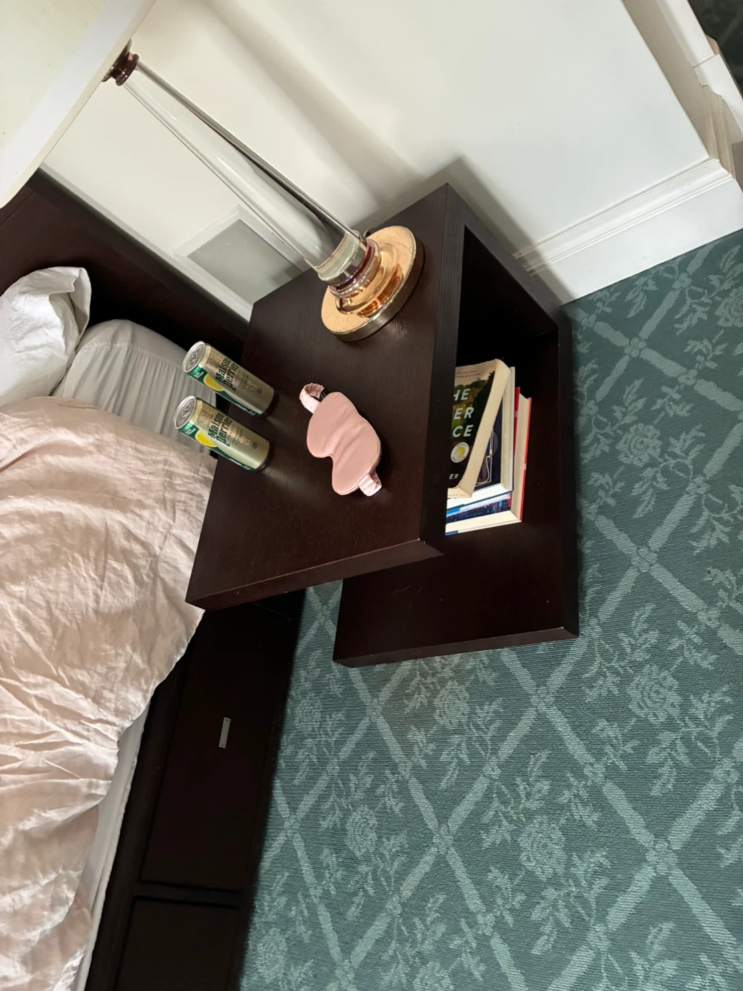 Dark Wood Bed Frame with Storage Drawers - photo 4
