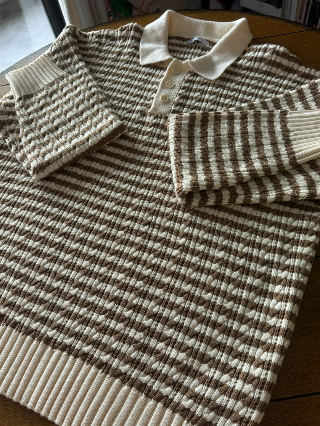 ZARA Knit Sweater and Polo Shirt - Size XL - photo 2