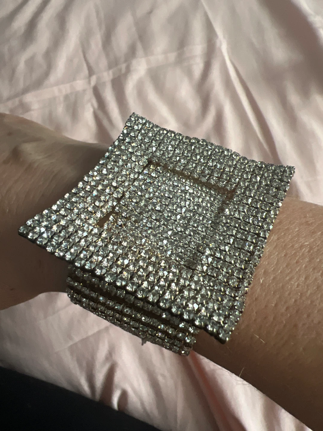 Sparkly Rhinestone Cuff Bracelet - photo 2
