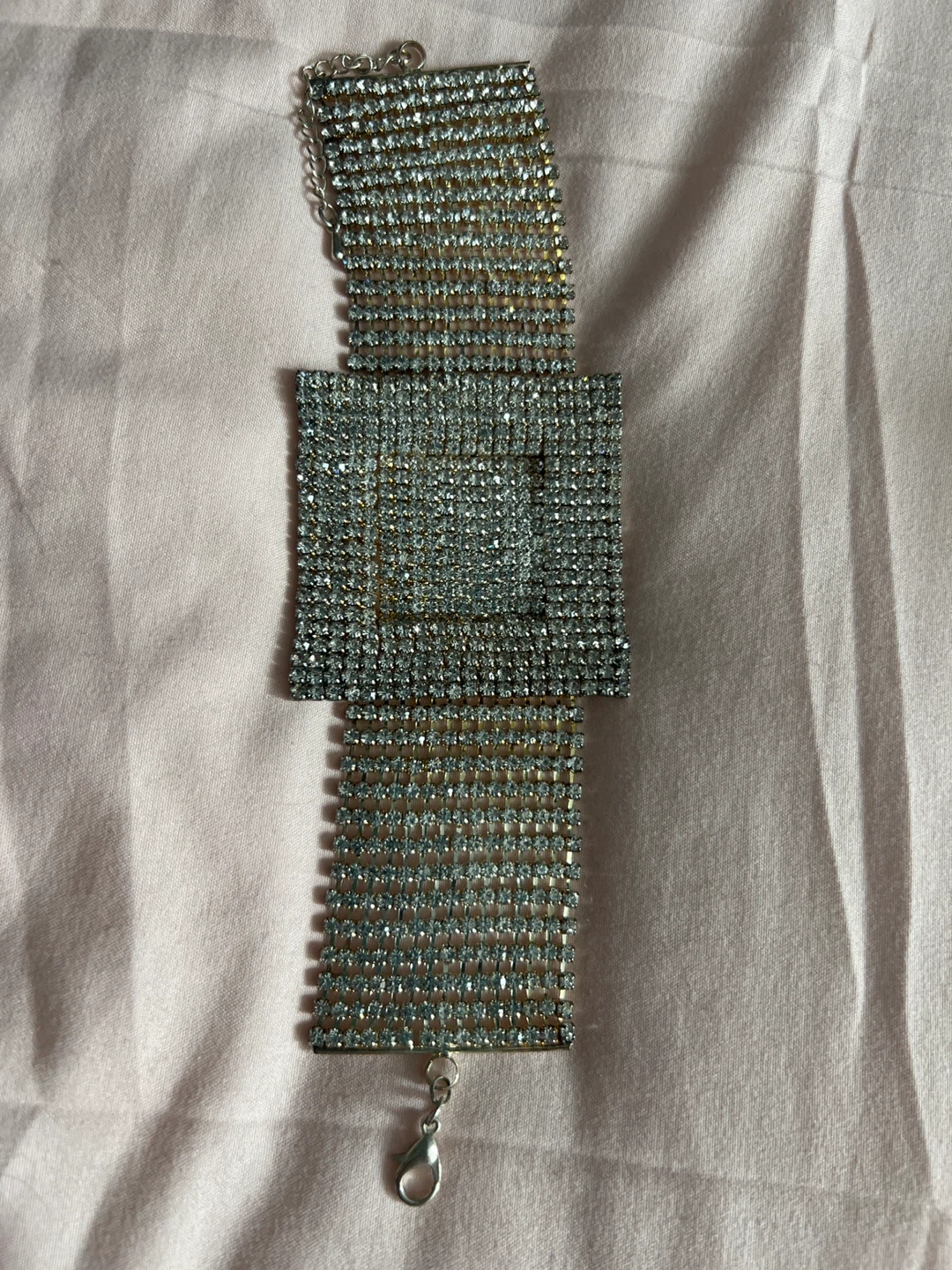 Sparkly Rhinestone Cuff Bracelet
