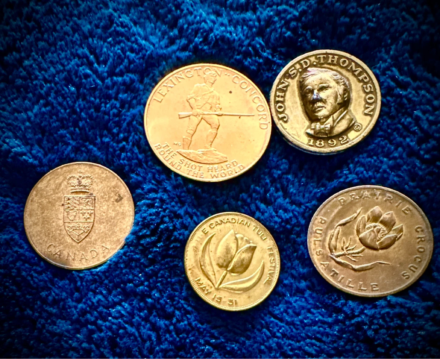 Collection of 5 Assorted Medals and Tokens