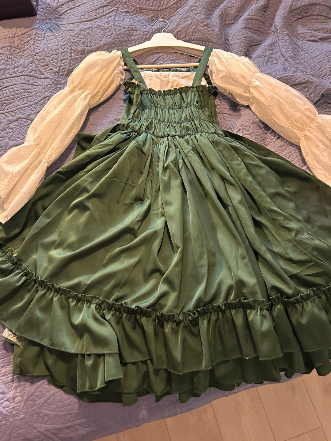 Green Lolita Dress Set w/ Petticoat - photo 2
