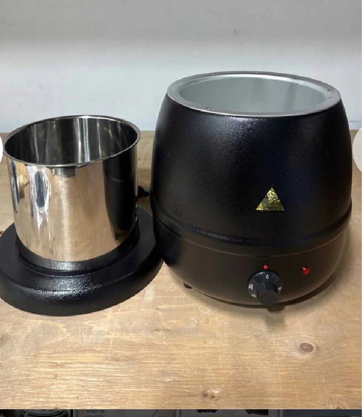 Electric Soup Warmer 10.5QT / 10L - photo 4