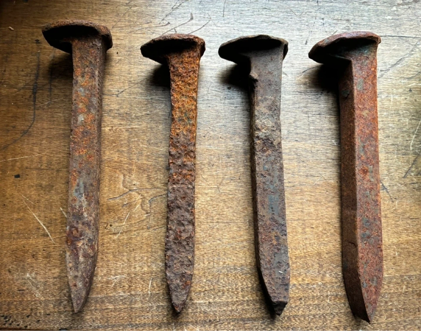 $2  Iron forged metal railway railroad spike nail train