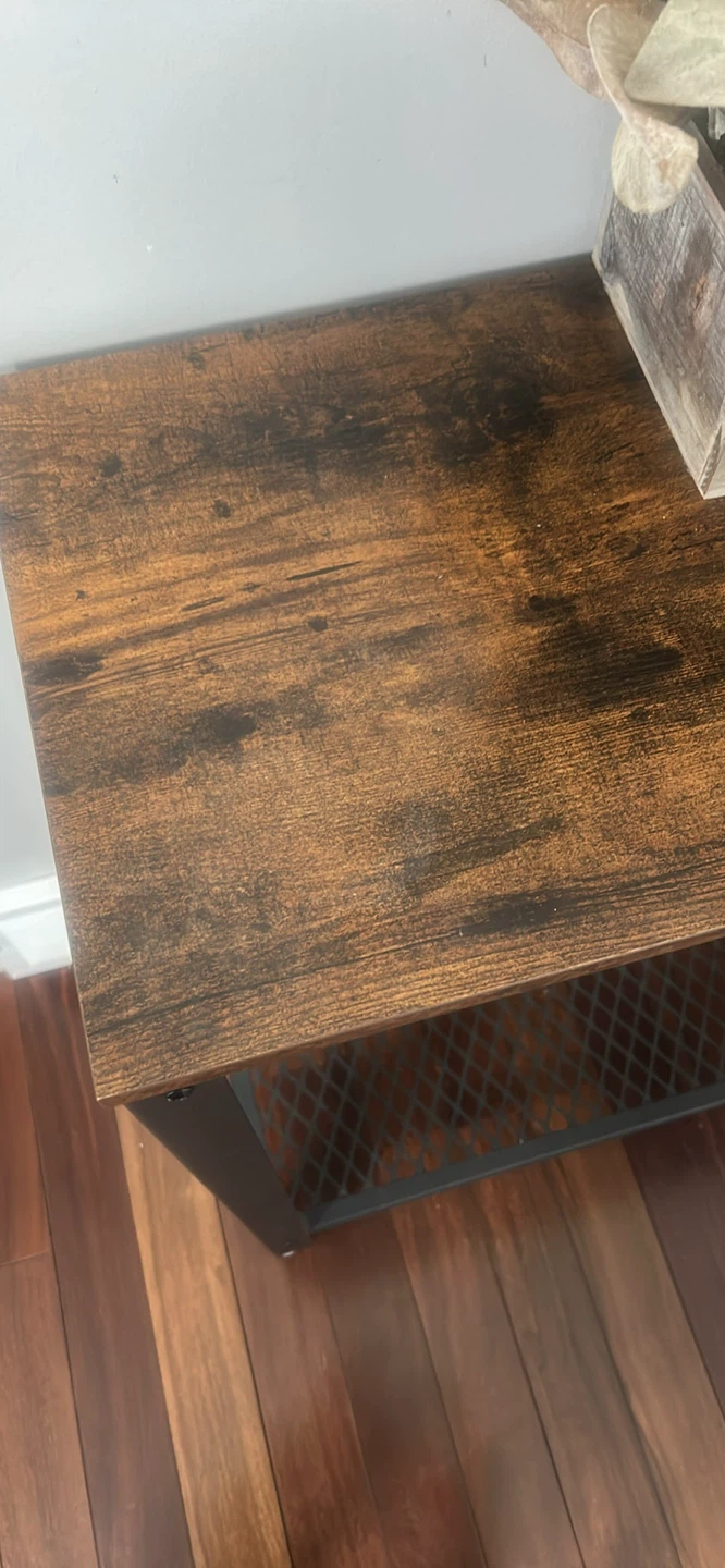 Rustic Console Table with Storage Shelf - photo 3