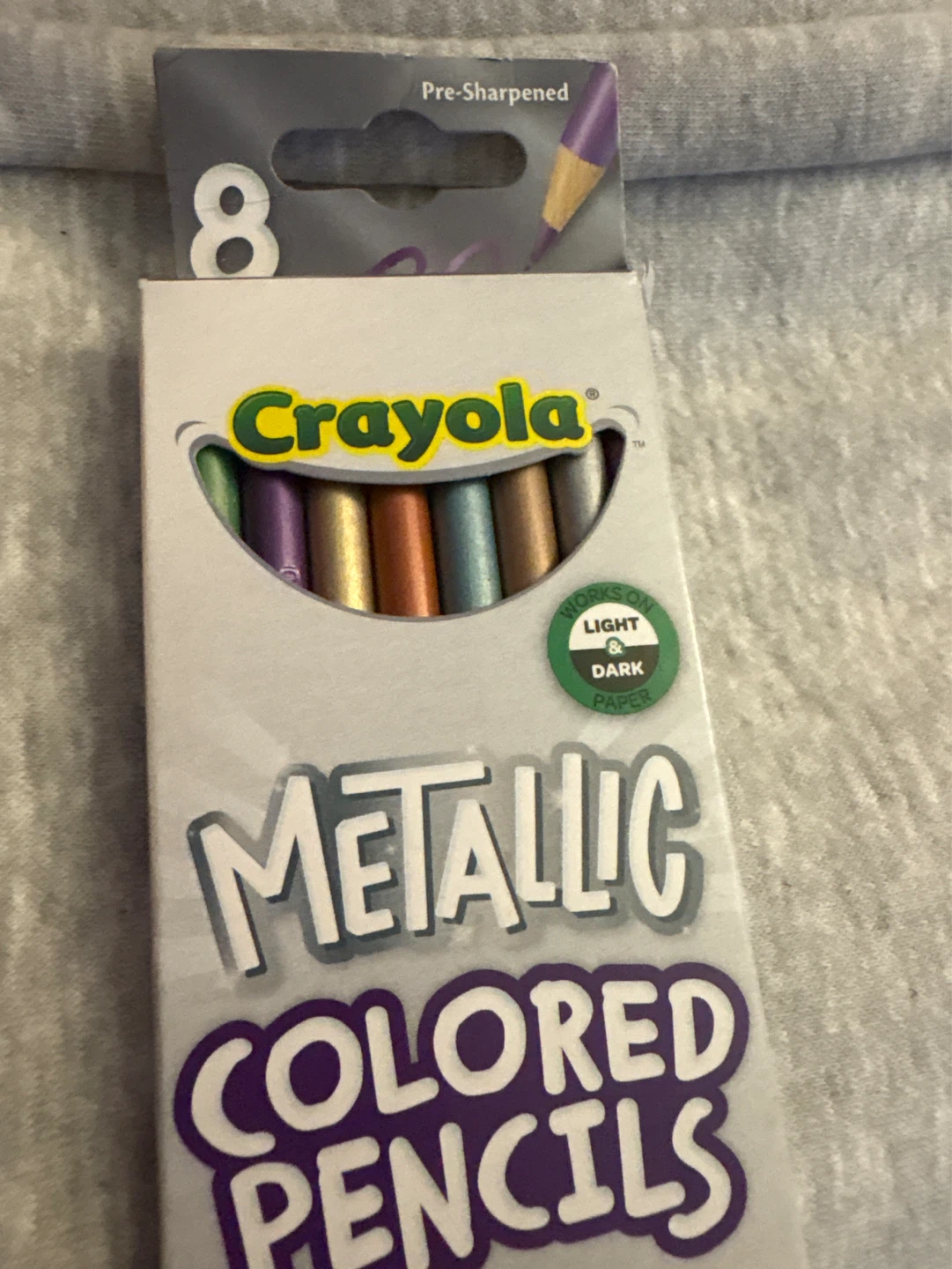 Crayola Metallic Colored Pencils - 8 Count - photo 3
