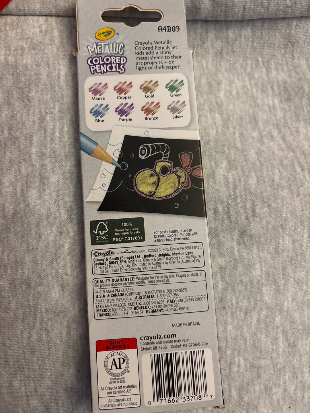 Crayola Metallic Colored Pencils - 8 Count - photo 2
