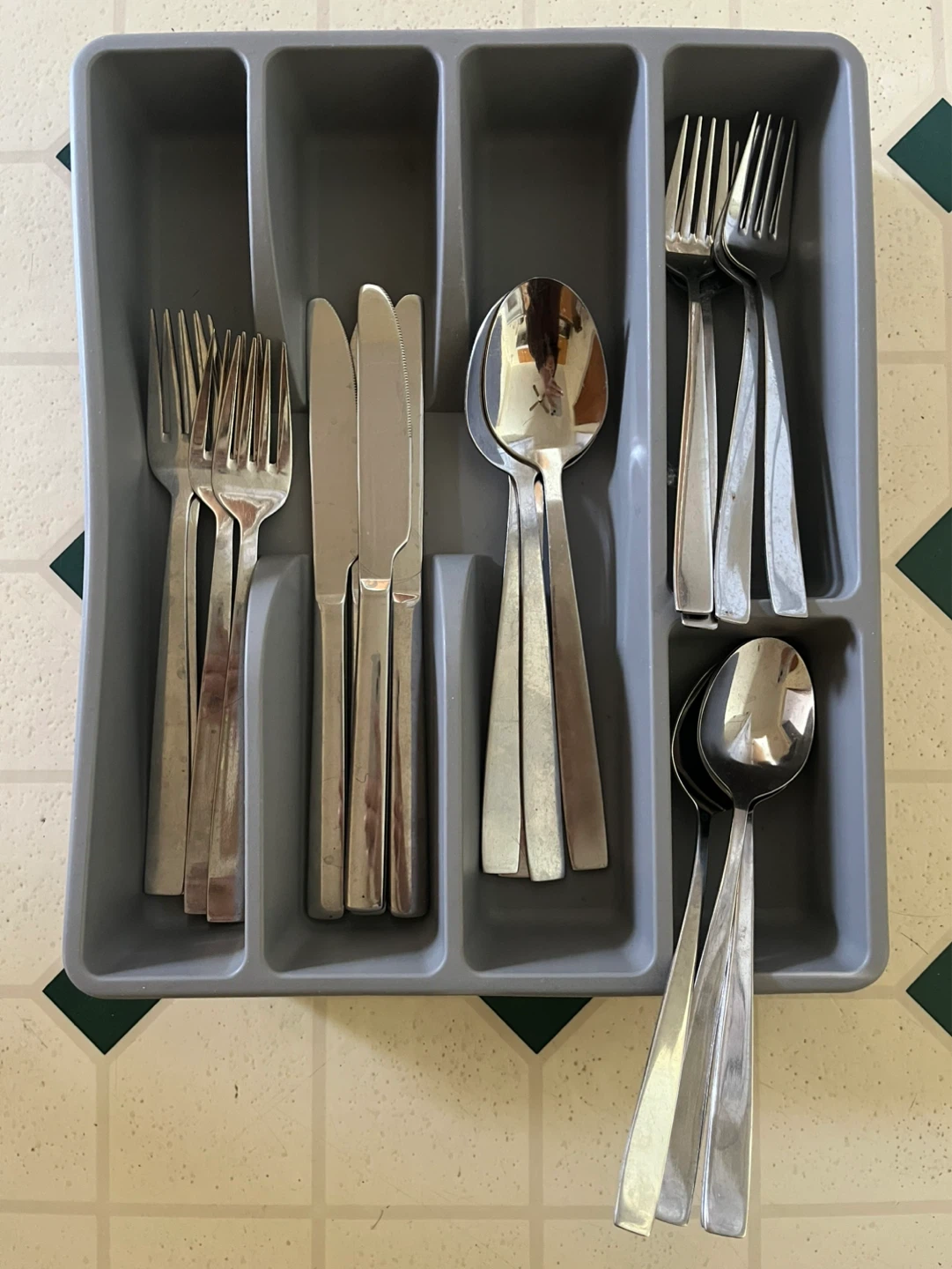 Various Cutlery with Tray
