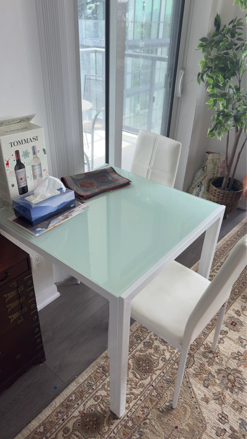 Dining Table Set with 2 Chairs