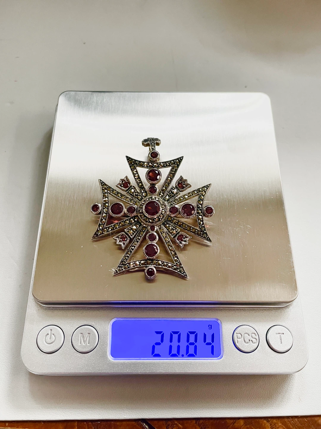 Dallas Prince Jewelry, Garnet &Gem ,Maltese Cross - photo 3