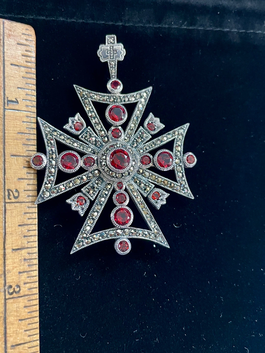 Dallas Prince Jewelry, Garnet &Gem ,Maltese Cross - photo 4