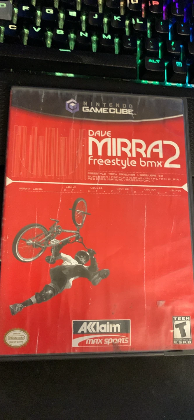 Nintendo GameCube Dave Mirra 2 Freestyle BMX Video Game