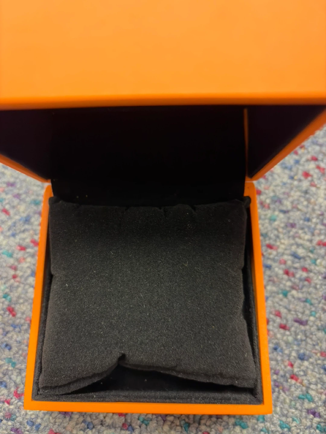 Orange and White Jewelry or Watch Box Set - photo 5