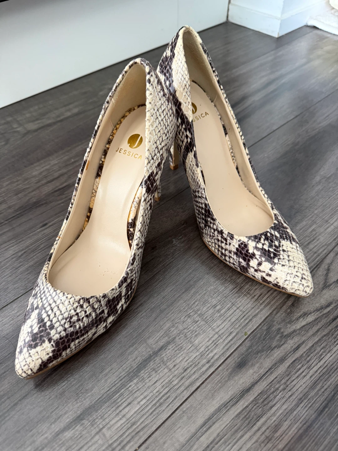 Jessica Simpson Snake Print Heels size 7