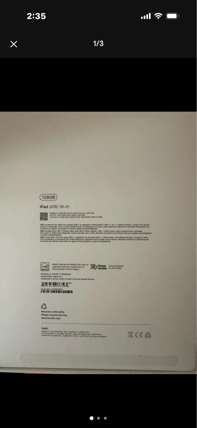 Apple iPad (A16) Wi-Fi 128GB - photo 2