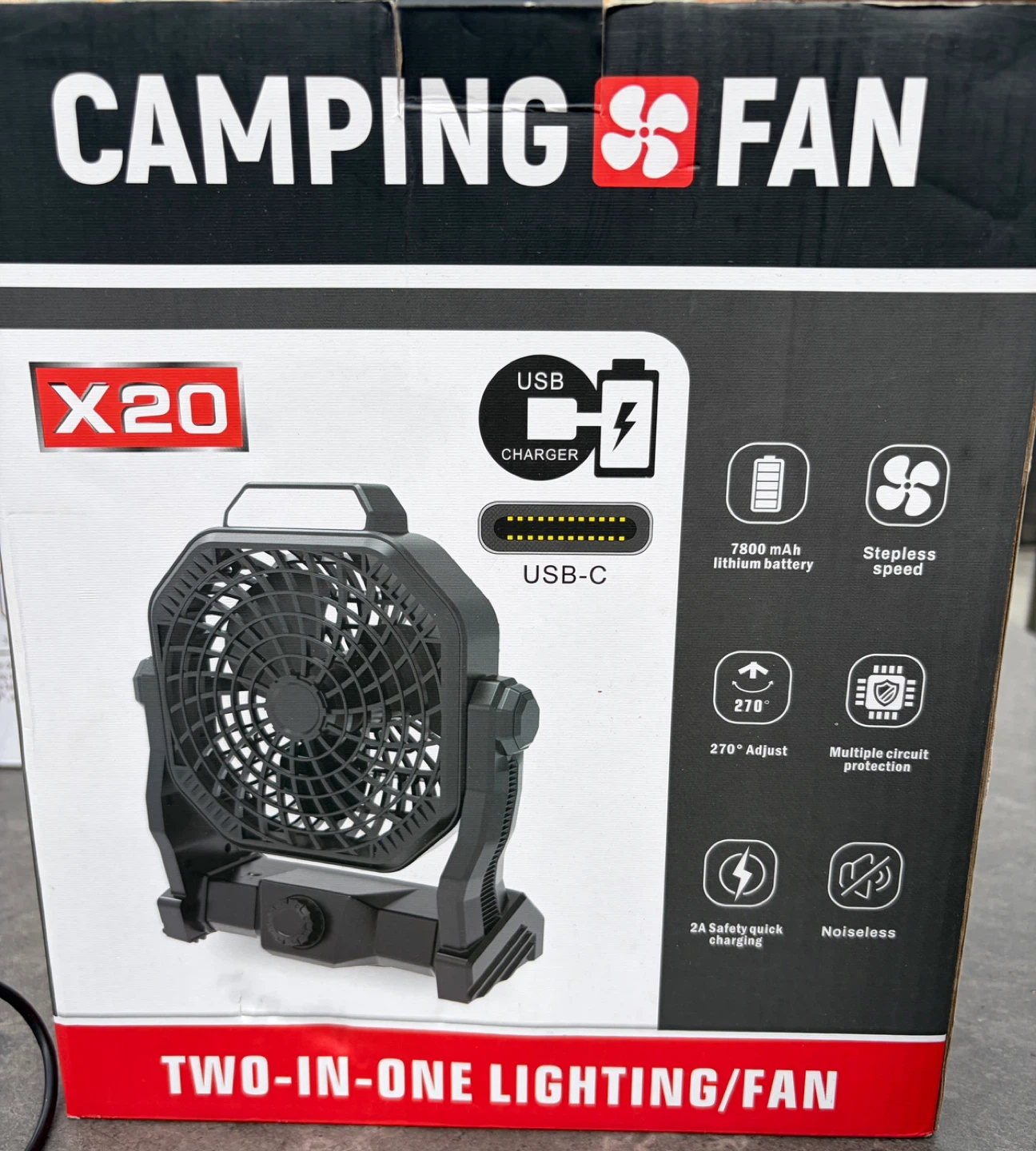 Camping Two In One Lighting / Fan - photo 2
