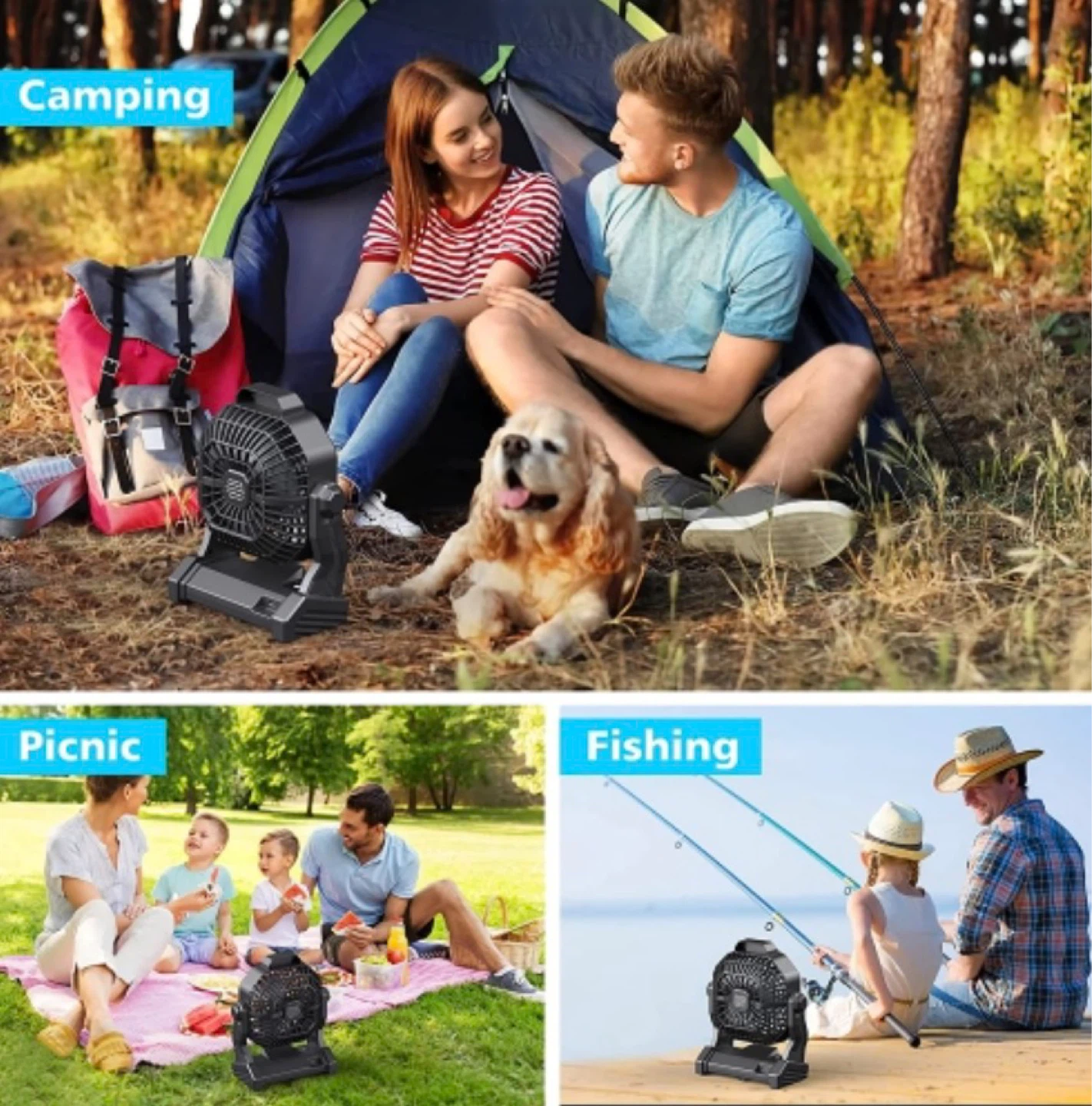 Camping Two In One Lighting / Fan - photo 4