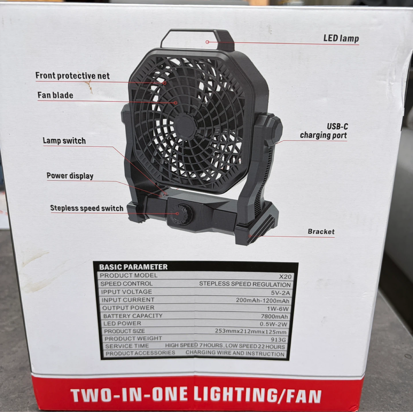 Camping Two In One Lighting / Fan - photo 3
