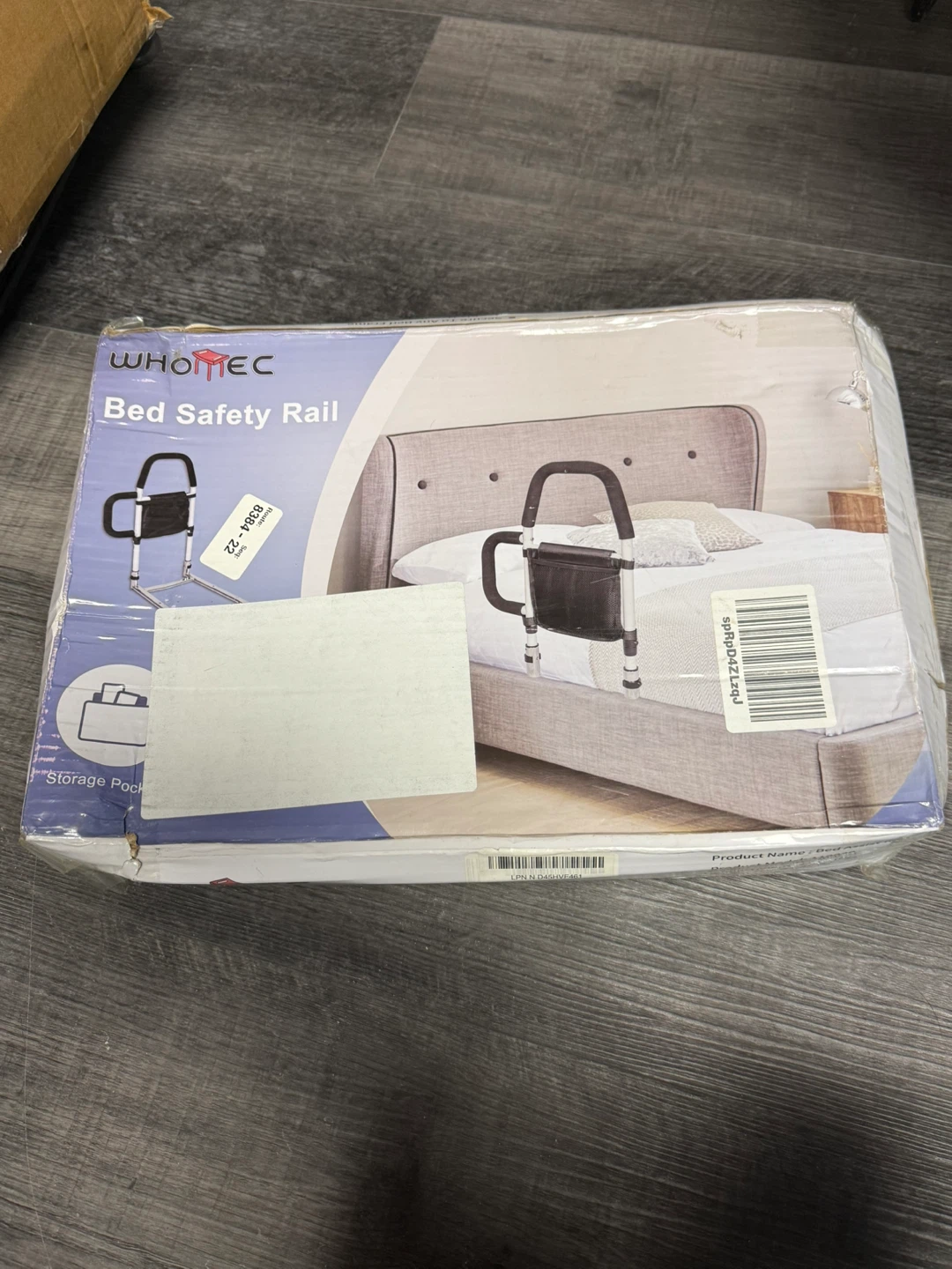 WHOMEC Bed Safety Rail with Storage Pocket