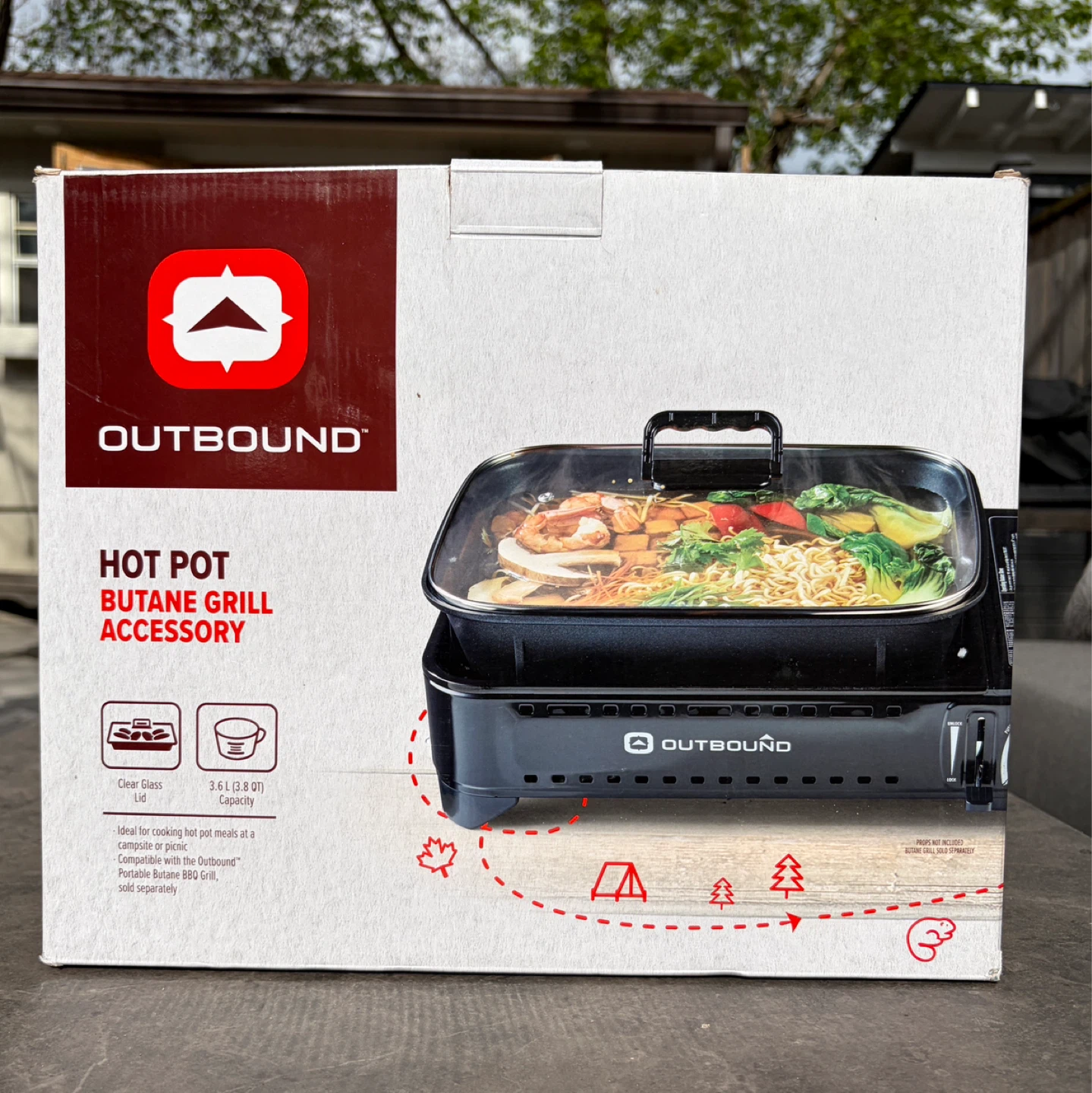 Outbound Hot Pot Butane Grill Accessory