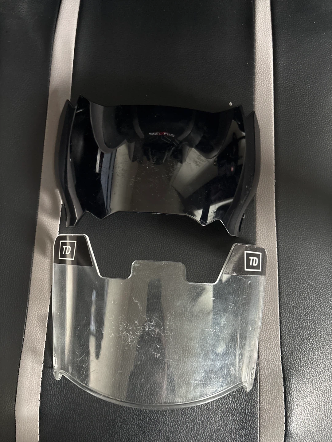 TD Clear Football Visor
