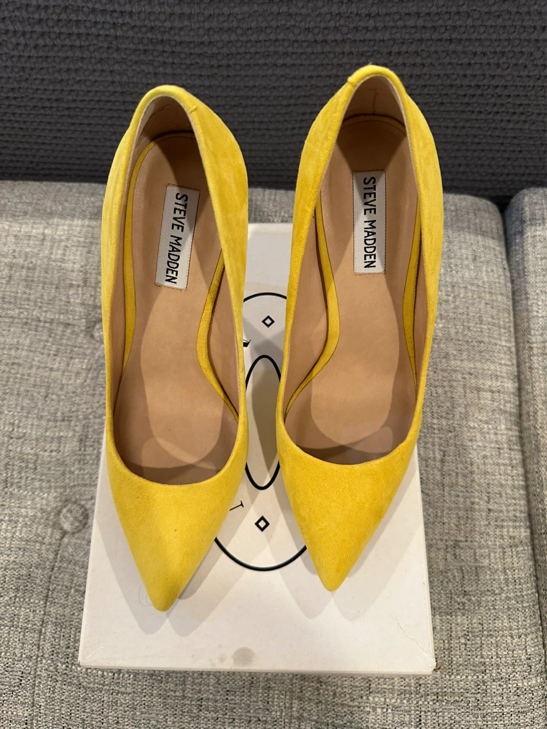 Steve Madden Yellow Suede Pumps