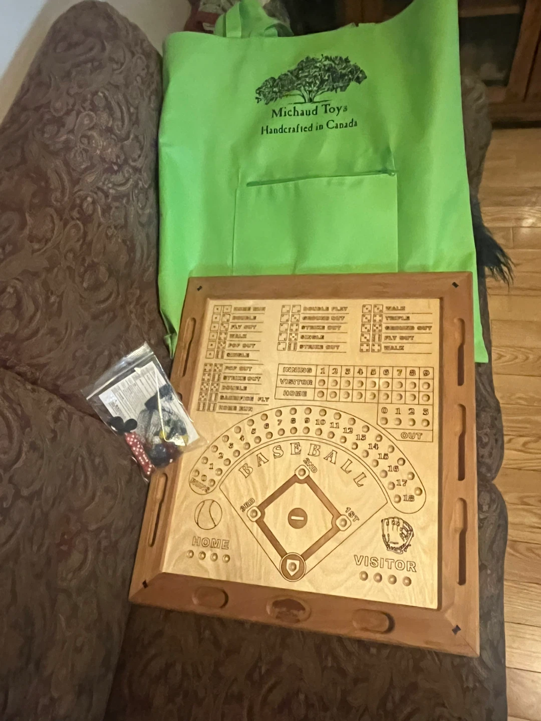 Michaud Toys Baseball Board Game - photo 2
