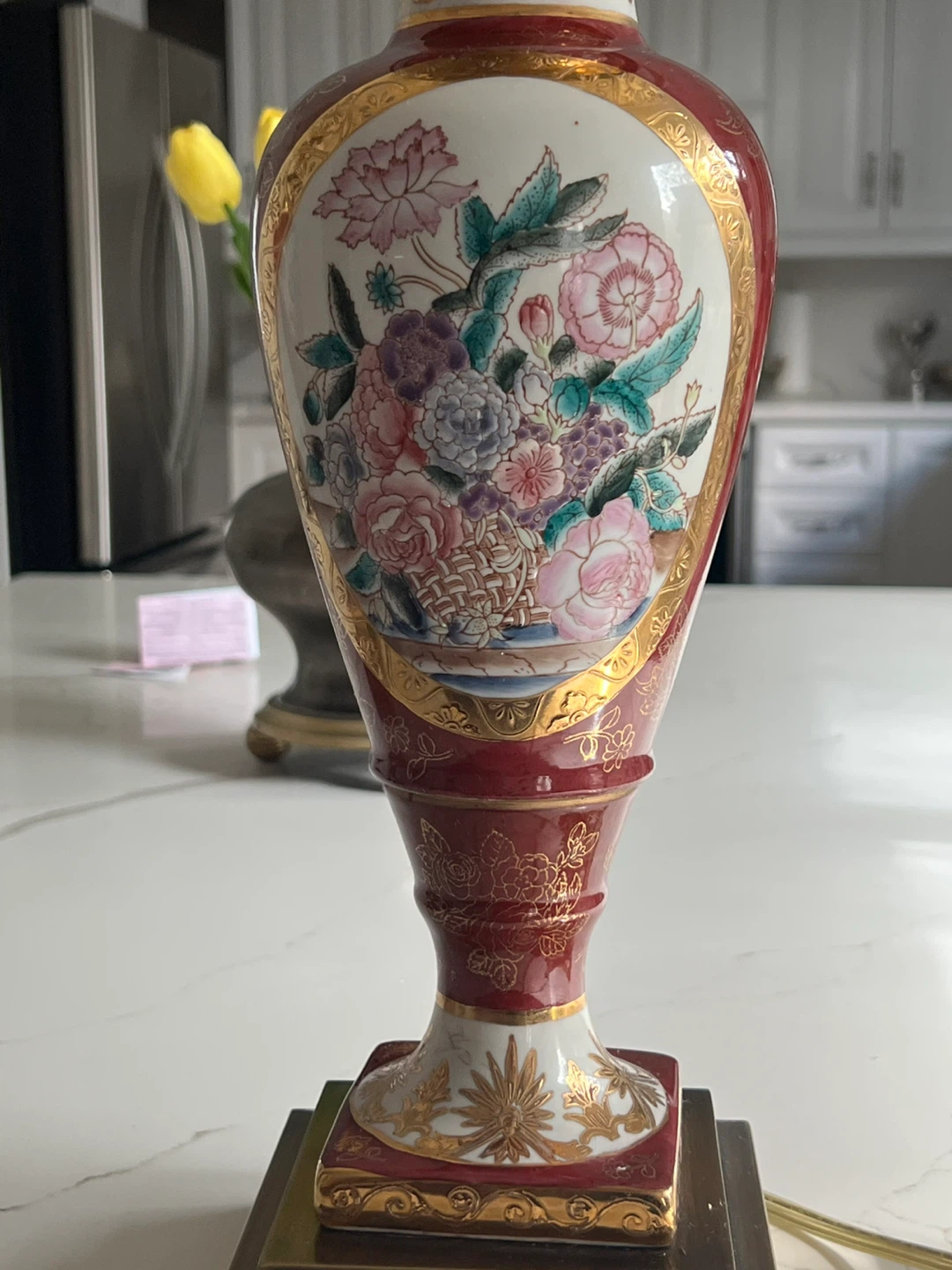 Decorative Floral Table Lamp - photo 2
