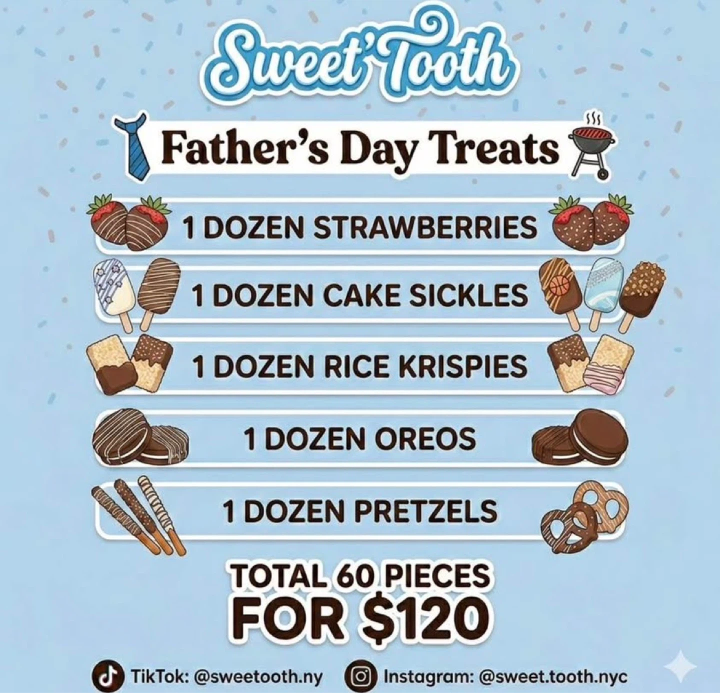 Sweet Tooth Father's Day Treats - 60 Pieces - photo 3