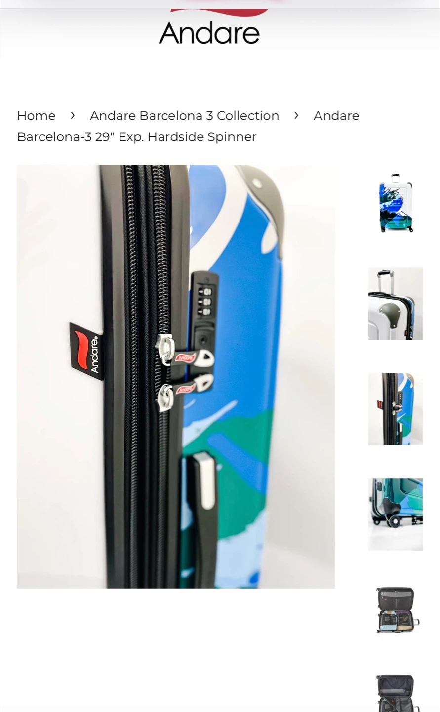 Andare Barcelona 3 29" Hardside Spinner Luggage - photo 3