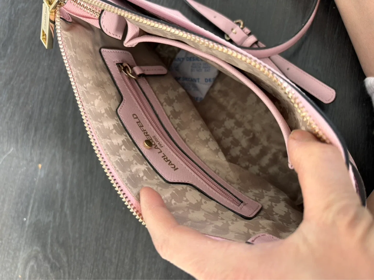 Karl Lagerfeld Paris Pink Crossbody Bag - photo 2