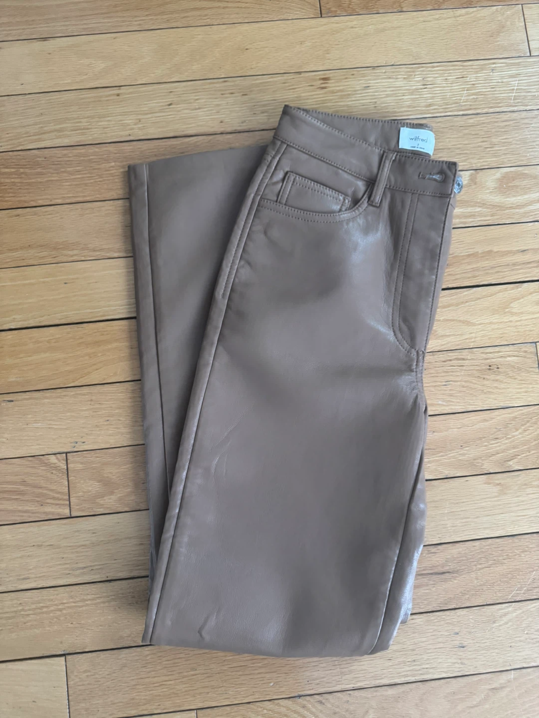 Wilfred Faux Leather Pants - photo 2