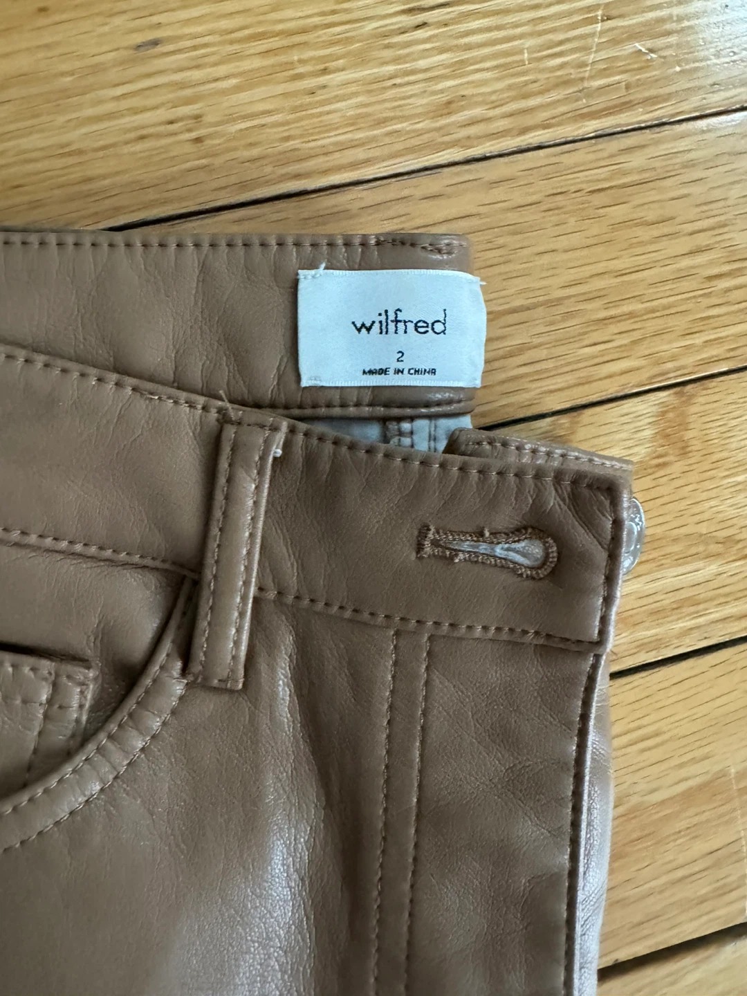 Wilfred Faux Leather Pants - photo 3