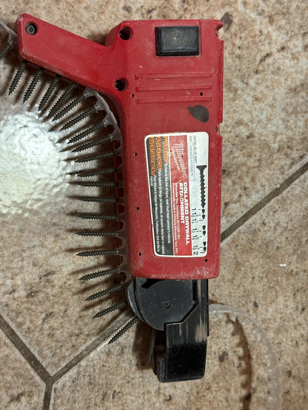 Milwaukee Collated Drywall Screw Gun Attachment - photo 2