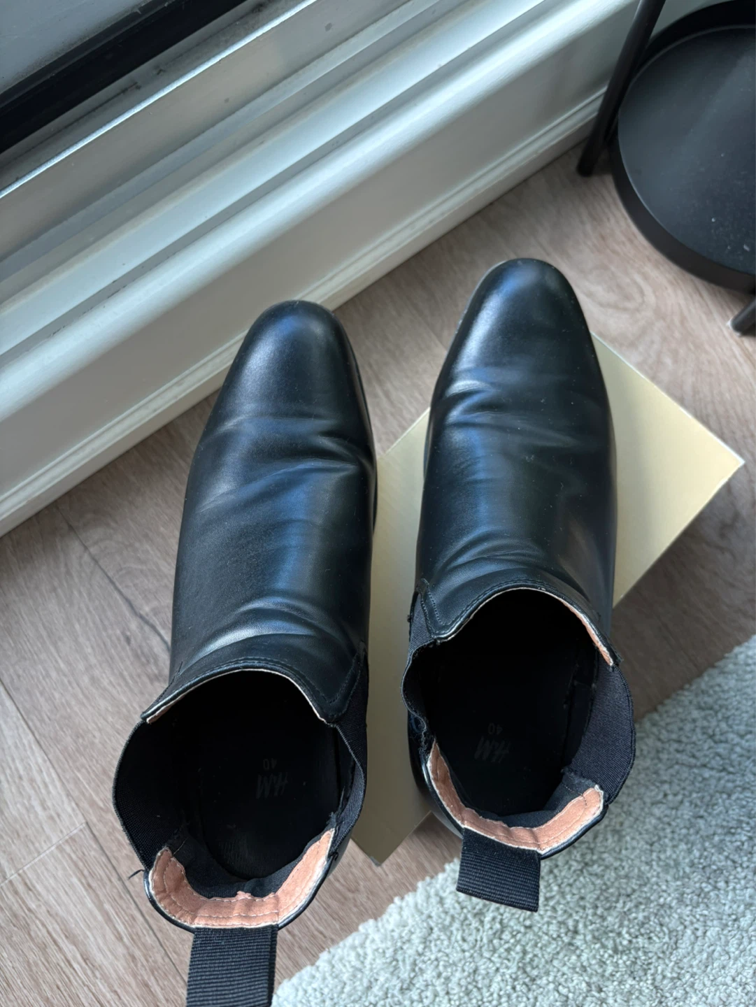 H&M Black Chelsea Boots - Size 7 Men’s - photo 3