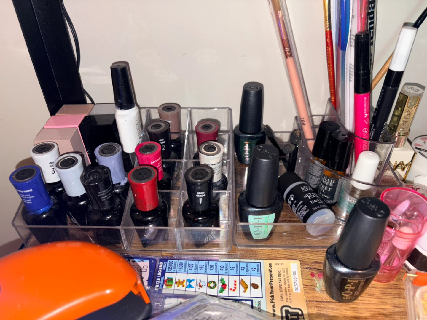 Various Nail Polish Bottles