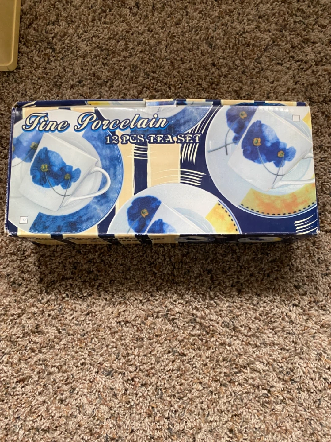 12 Piece Fine Porcelain Tea Set